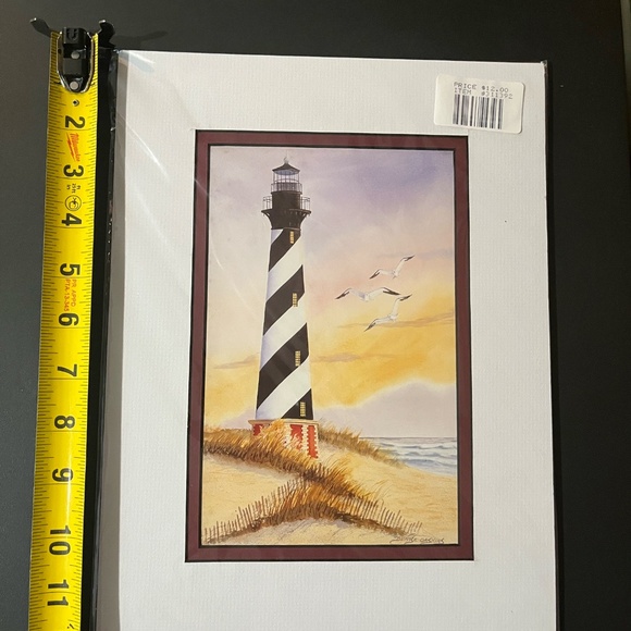 Cape Hatteras Lighthouse, Gaskin Gallery, matted and still in protective wrap - Picture 5 of 6